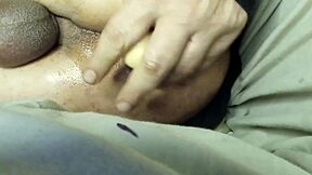 I'm pegging my boyfriend's ass with huge strapon brunette style!