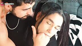 Petite blue cries from first huge anal thrust deeper!