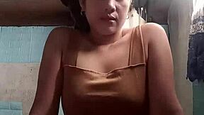 Peeking at Asian Girl Next Door's Sheer Tease Turns So Tempting