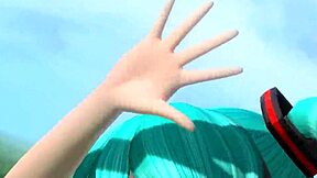 HATSUNE MIKU LEVAN POLKA PROJECT DIVA NUDE MOD SHOWS OFF MASSIVE TITS AND ASS