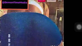 i love demontimemedia's instagram ebony twerking in demon time her big ass shakes wildly on webcam