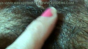 Hairy Pussy Dripping Grool with Huge Clit in Extreme Closeup!