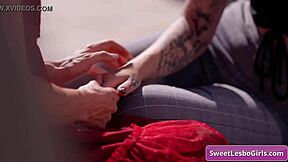 Goth Teen Aiden Ashley Charlotte Tongue Kiss Horny Lesbians Outside