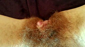 Hairy Pussy Dripping Grool with Huge Clit in Extreme Closeup!