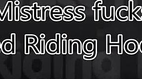 i crave watching mistress fuck red riding hood with dildo outdoors