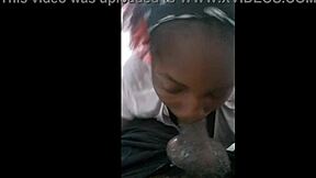 latina slave teen blows monster bbc deepthroat with spit bubbles and pussy farts for master