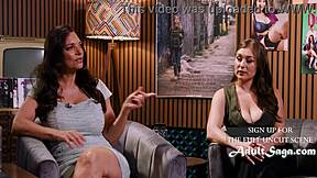 interviewing 57yo pornstar mindi mink and her 27yo girlfriend mia simone