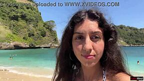 imagine hot cum dripping down my face while strolling crowded public beach