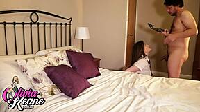 British college teen sucks cock hard before party fuck