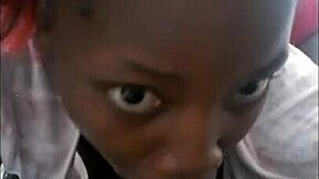 latina slave teen blows monster bbc deepthroat with spit bubbles and pussy farts for master