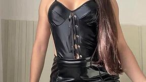 imagine a bossy police latina slut humiliating you into jerking nonstop