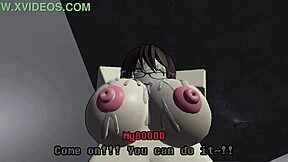 white girl dominates wannabe gangster in femdom roblox rule34 cartoon