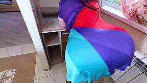 Stepmom shocked as persistent stepson grabs her ass for homemade anal pounding