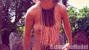 hairy latina tribal bunny shakes exotic ass beaver pits barefoot in public dance compilation!