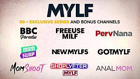 Blonde housewife bunny madison chokes on cock before juicy milf pussy creampie fill-up from rough doggystyle