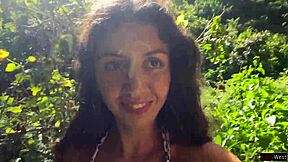 imagine hot cum dripping down my face while strolling crowded public beach