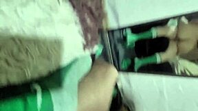 Please Don't Tell My Boyfriend You Creampied Me Hard Mirror Fuck!