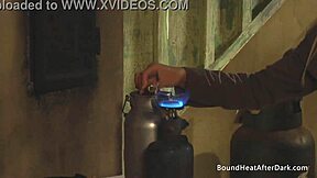 damn, check out this big tits lesbian slave getting dominated and licked hard