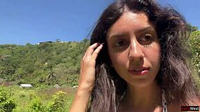 imagine hot cum dripping down my face while strolling crowded public beach