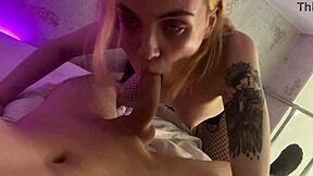 cute teen gives stepbro birthday surprise