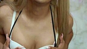 pretty crossdressing transsexual teases with her tempting curves