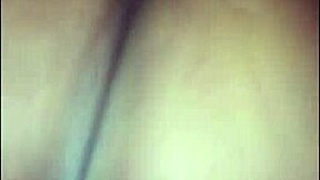 Big Booty Ebony Bounces on Dick Creampied After Date