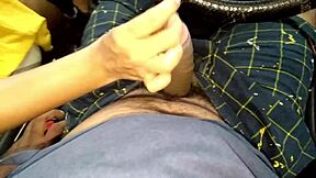 Auntie milf gets hardcore anal fucked by stepson in public car on highway outdoor jungle sex