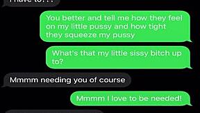 imagine me your milf goddess sexting how i'll crush your sissy clit under my heel