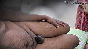 hey maid kalpana spies landlord stroking his thick cock hungrily