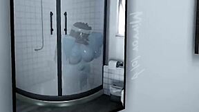 blue girl takes hard sex cumshot pounding