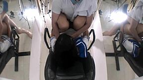 damn, that busty college girlfriend looks ready to fuck after class