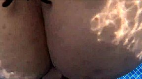 caught poolside huge ass juicy pussy milf bent over doggystyle creampie rough cock ride? 