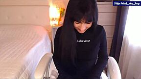 Helga Muah Mlady's Bad Behavior: Red Lingerie Strip, Ass Wiggle, Perky Nipples Tease