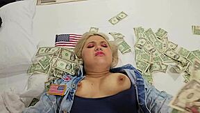 Fucking My Blonde Whore for Cash Turns Her Pussy into a Dripping Dollar Hole