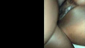 Curvy Kenyan BBW tests thick cock missionary deep inside her fat pussy