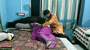 indian wife rides young husband's cock in hot hardcore fuck session