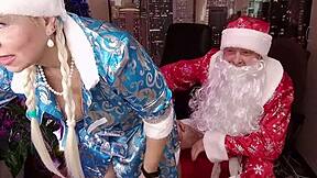 Big Tits Milf Mommy Rides Daddy Doggystyle For Christmas Cumshot