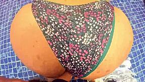 caught poolside huge ass juicy pussy milf bent over doggystyle creampie rough cock ride? 