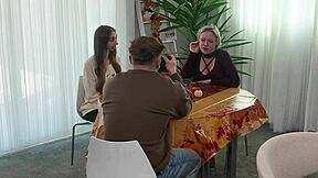 Blonde Breezy Bri rides cock behind scenes in taboo mommy roleplay