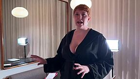 Curvy Redhead Casting Model Seduces Interviewer in Hotel Gone Wild