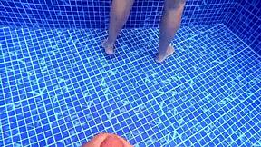 caught poolside huge ass juicy pussy milf bent over doggystyle creampie rough cock ride? 