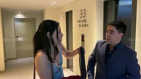 Sharing Bed with Boss Leads to Wild Fucking Passion