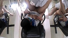 damn, that busty college girlfriend looks ready to fuck after class