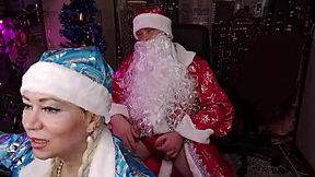 Big Tits Milf Mommy Rides Daddy Doggystyle For Christmas Cumshot