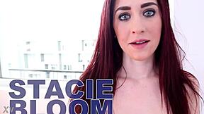 Stacie Bloom Devours Huge Cock in POV Blowjob Cum Swallow