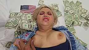 Fucking My Blonde Whore for Cash Turns Her Pussy into a Dripping Dollar Hole