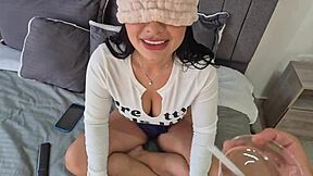 Colombian influencer's big clit throbs as monster cock fills her wet mouth