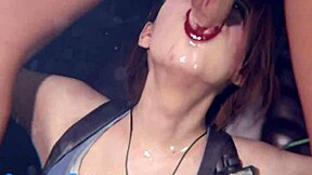 Busty sluts deepthroat huge black monster cocks in fantasy blowjobs