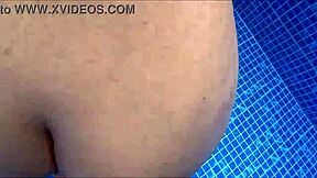 caught poolside huge ass juicy pussy milf bent over doggystyle creampie rough cock ride? 