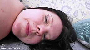 First-time milf Alice Wu chokes on three monster cocks before gaping double penetration anal pounding